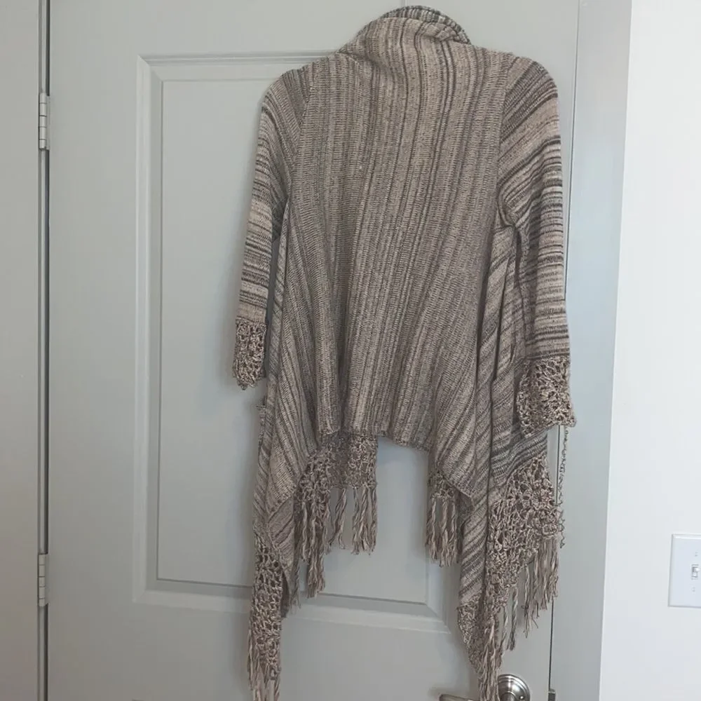 forever 21 knit fringe cardigan - Picture 3 of 4